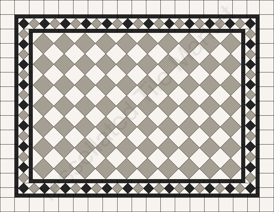 Our Tessellated Tiles -  Checkerboard 100 #03