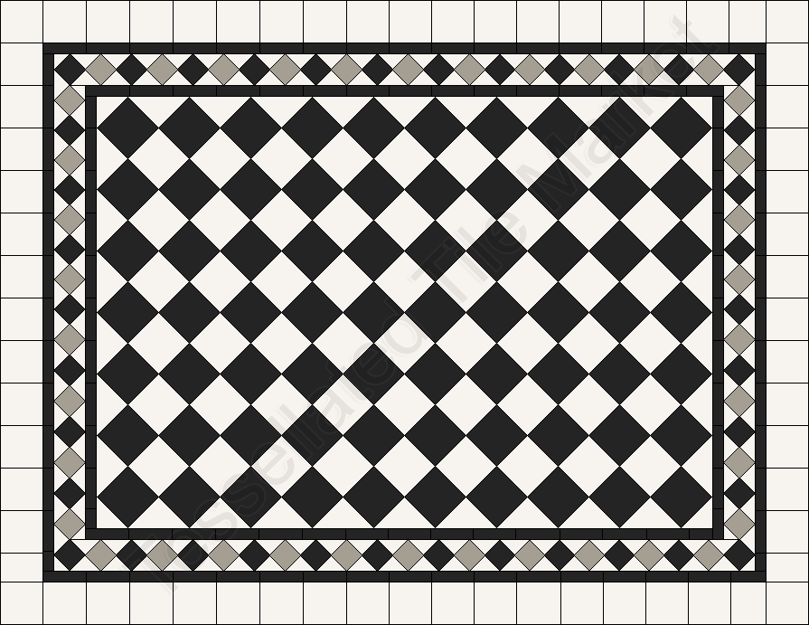 Our Tessellated Tiles -  Checkerboard 100 #01