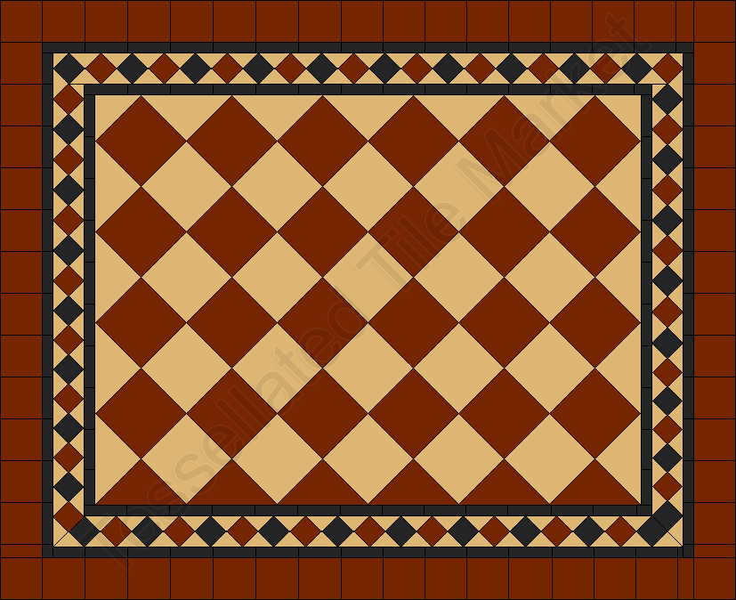 Our Tessellated Tiles -  Checkerboard 150 #02