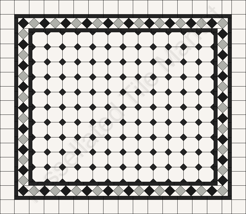 Our Tessellated Tiles -  Octagon 100 #01