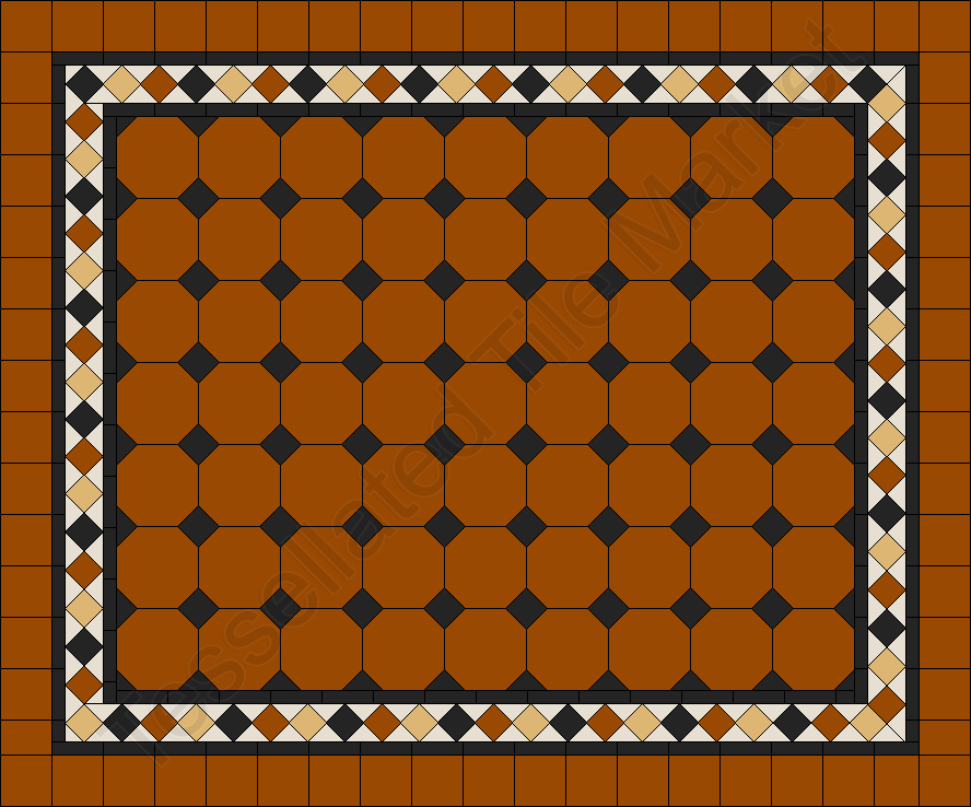 Our Tessellated Tiles -  Octagon 150 #02